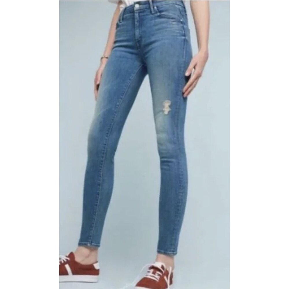 MOTHER High Waisted Looker Jeans in Doodling Damsel - Size US 27